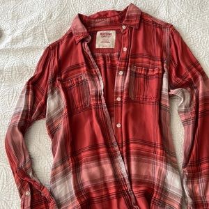 Plaid boyfriend shirt